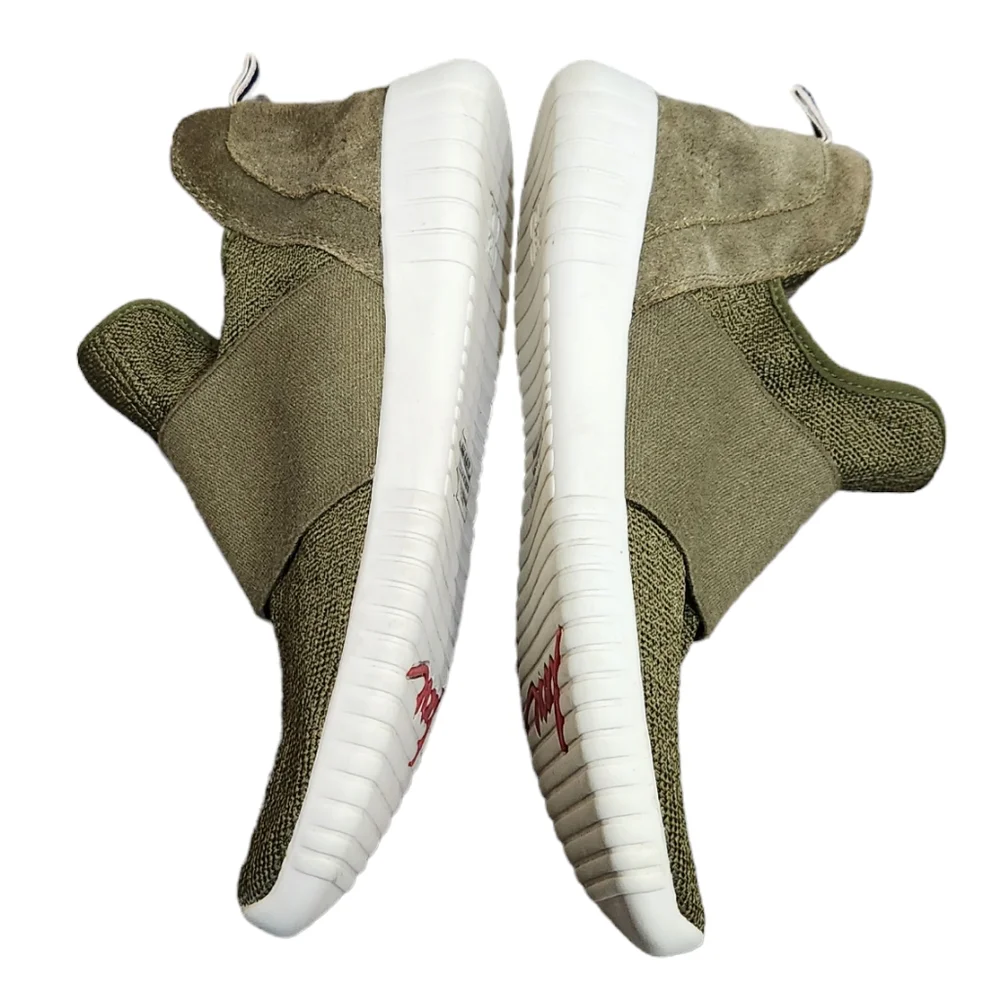 ED by Ellen Degeneres Green Mesh & Suede Sneakers Shoes Hachiro Slip-on 8.5